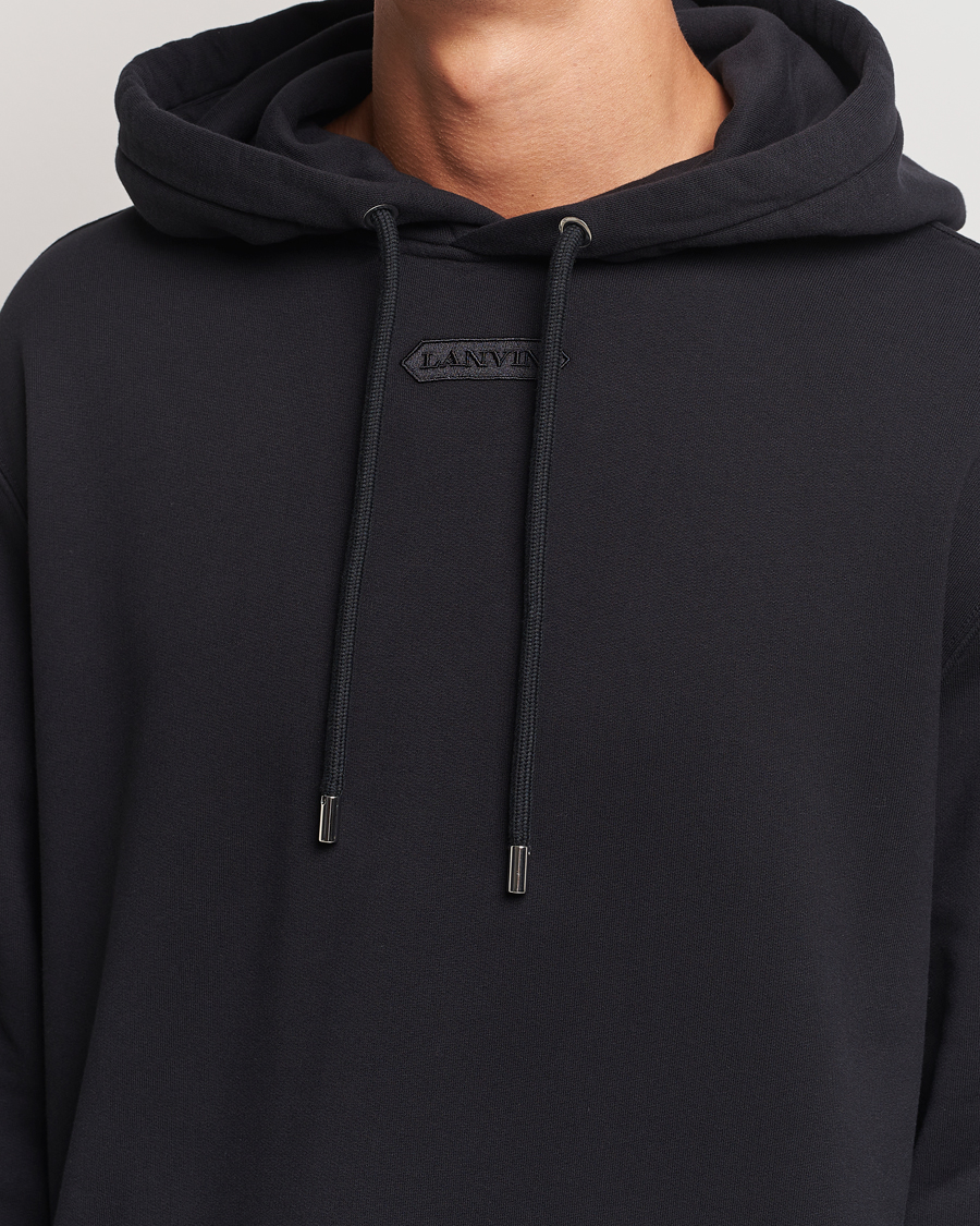Homme | Pulls Et Tricots | Lanvin | Patch Logo Hoodie Black