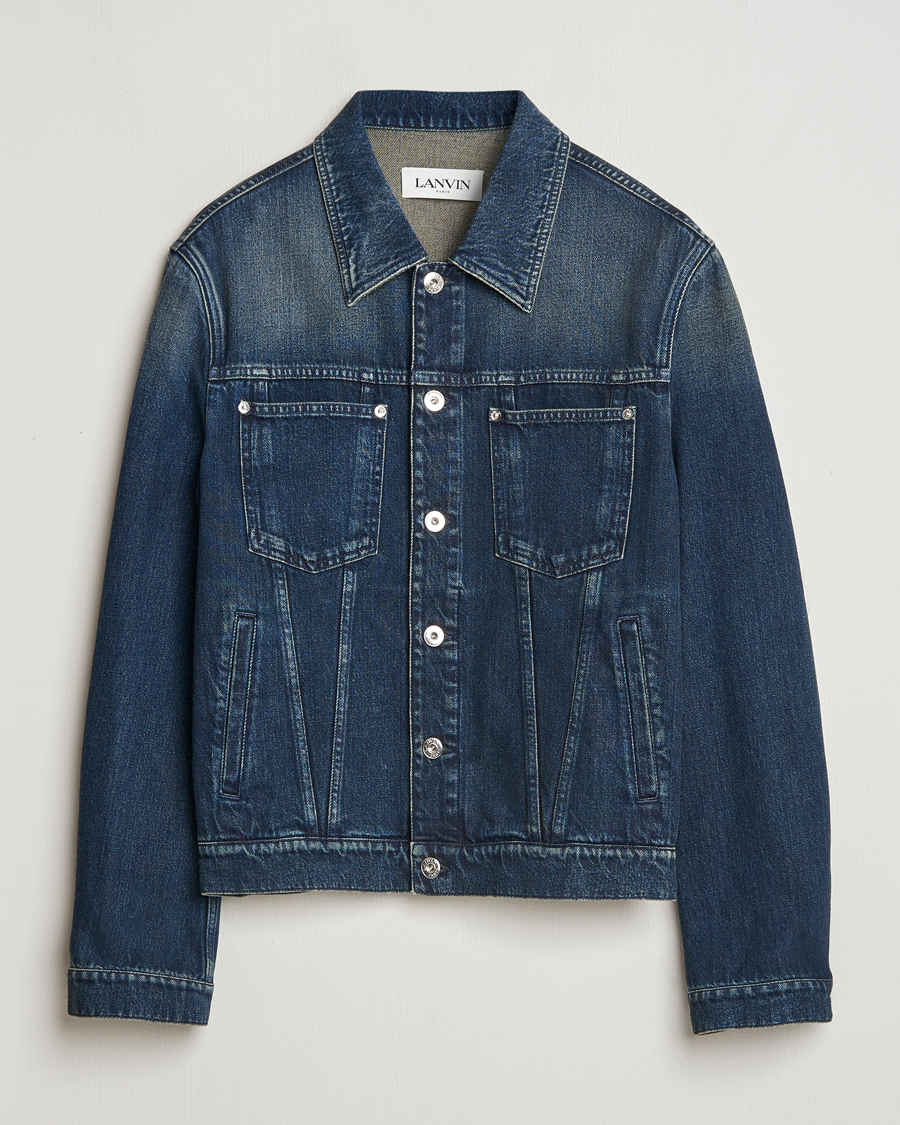 Homme | Manteaux Et Vestes | Lanvin | Classic Denim Jacket Medium Blue