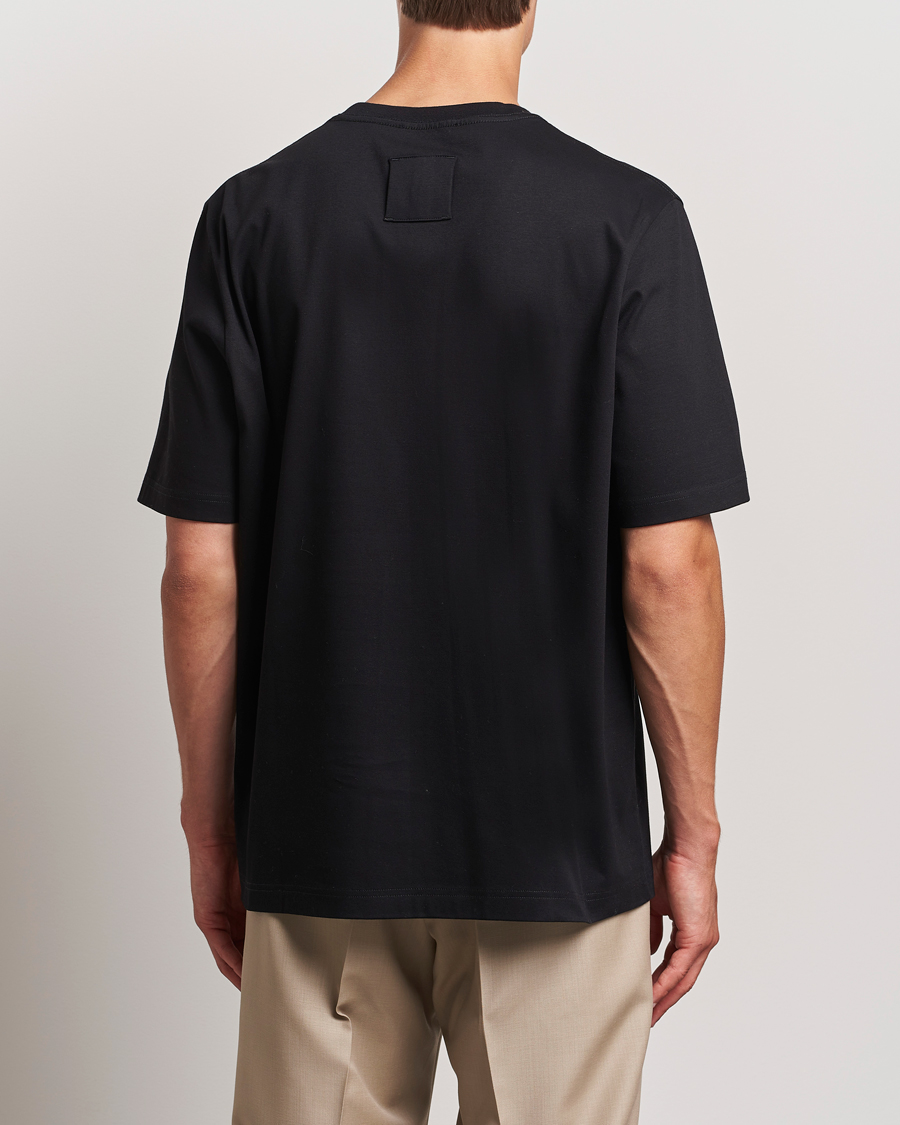 Homme | T-shirts | Lanvin | Embroidered Logo T-Shirt Black