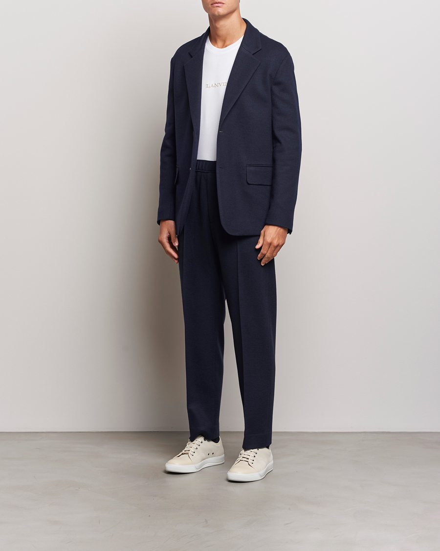 Homme | Blazers | Lanvin | Unconstructed Wool Blazer Navy