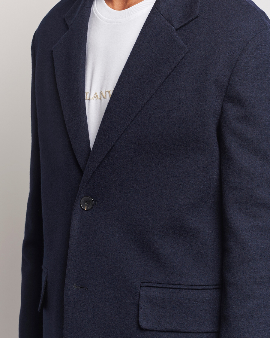 Homme | Blazers | Lanvin | Unconstructed Wool Blazer Navy