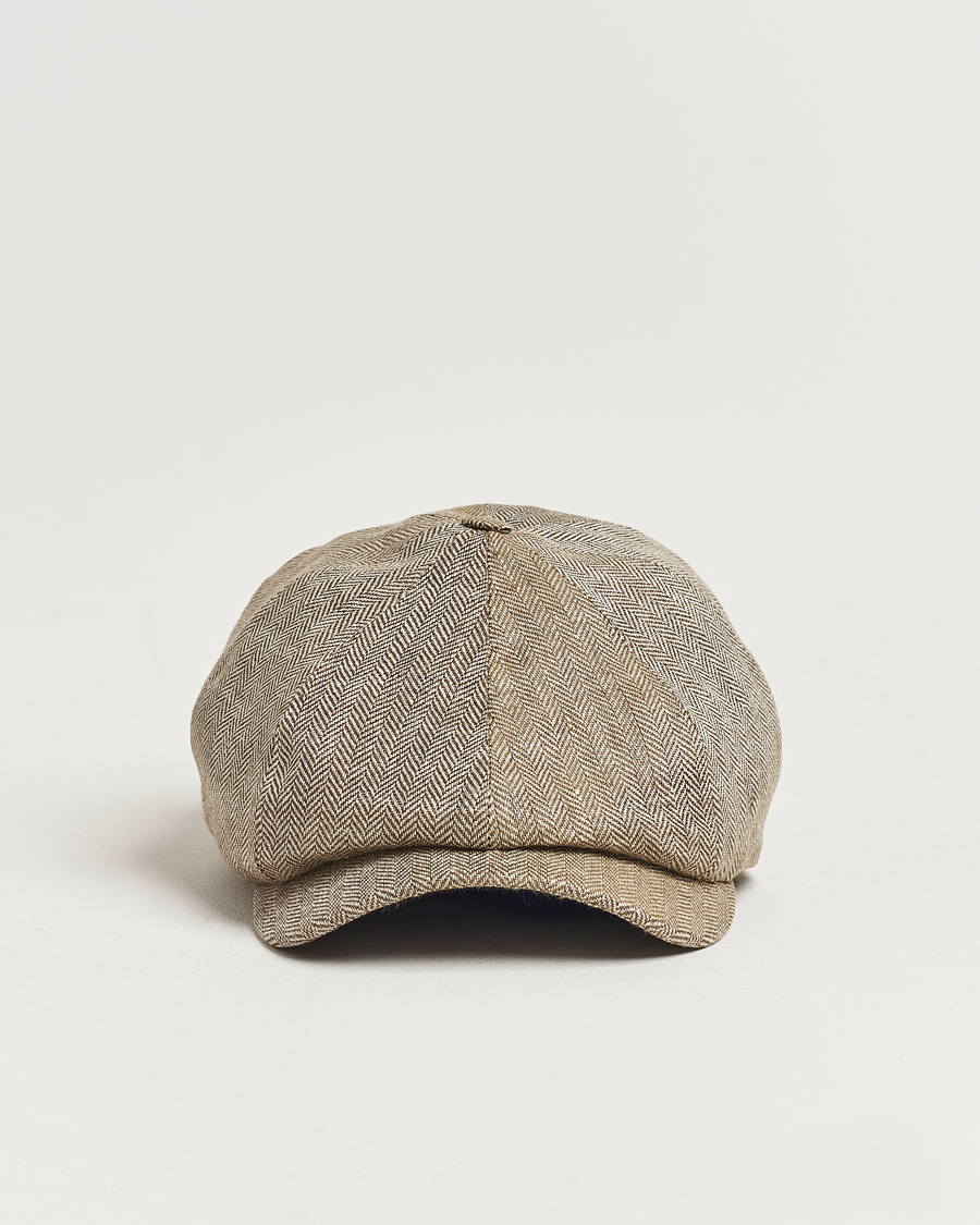 Homme | Wigéns Newsboy Classic Linen Cap Beige | Wigéns | Newsboy Classic Linen Cap Beige