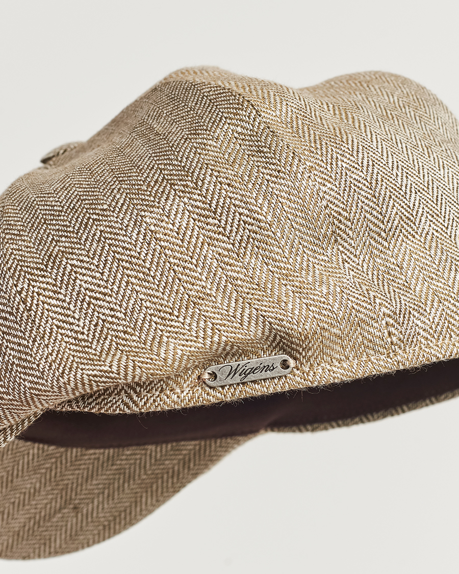 Homme | Wigéns Newsboy Classic Linen Cap Beige | Wigéns | Newsboy Classic Linen Cap Beige