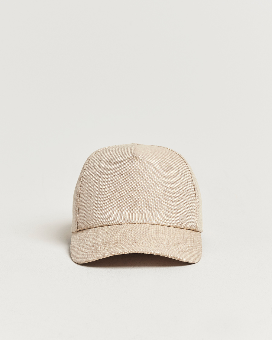 Homme | Wigéns Baseball Linen Cap Sand | Wigéns | Baseball Linen Cap Sand