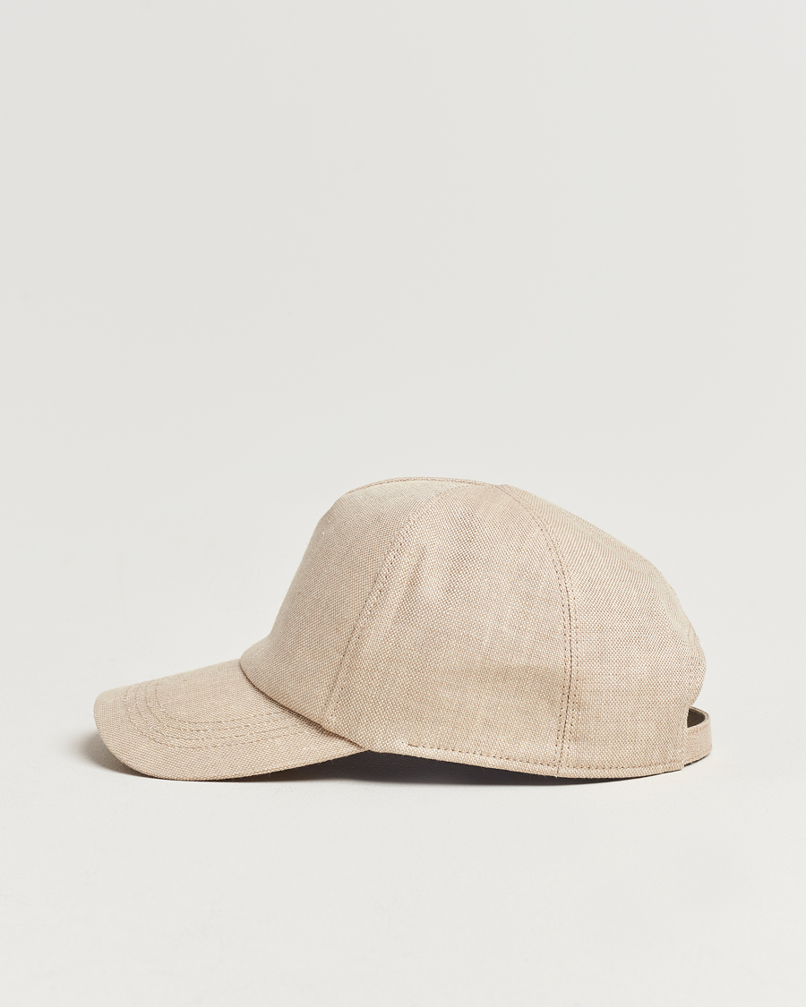Homme | Wigéns Baseball Linen Cap Sand | Wigéns | Baseball Linen Cap Sand