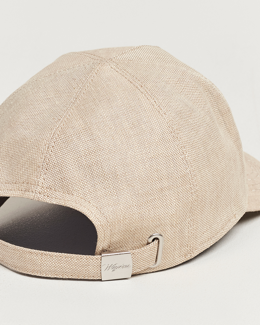 Homme | Wigéns Baseball Linen Cap Sand | Wigéns | Baseball Linen Cap Sand