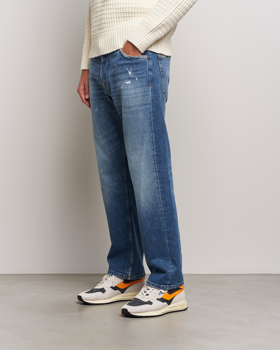 Homme | Autry Reelwind Running Sneaker White/Grey/Orange | Autry | Reelwind Running Sneaker White/Grey/Orange