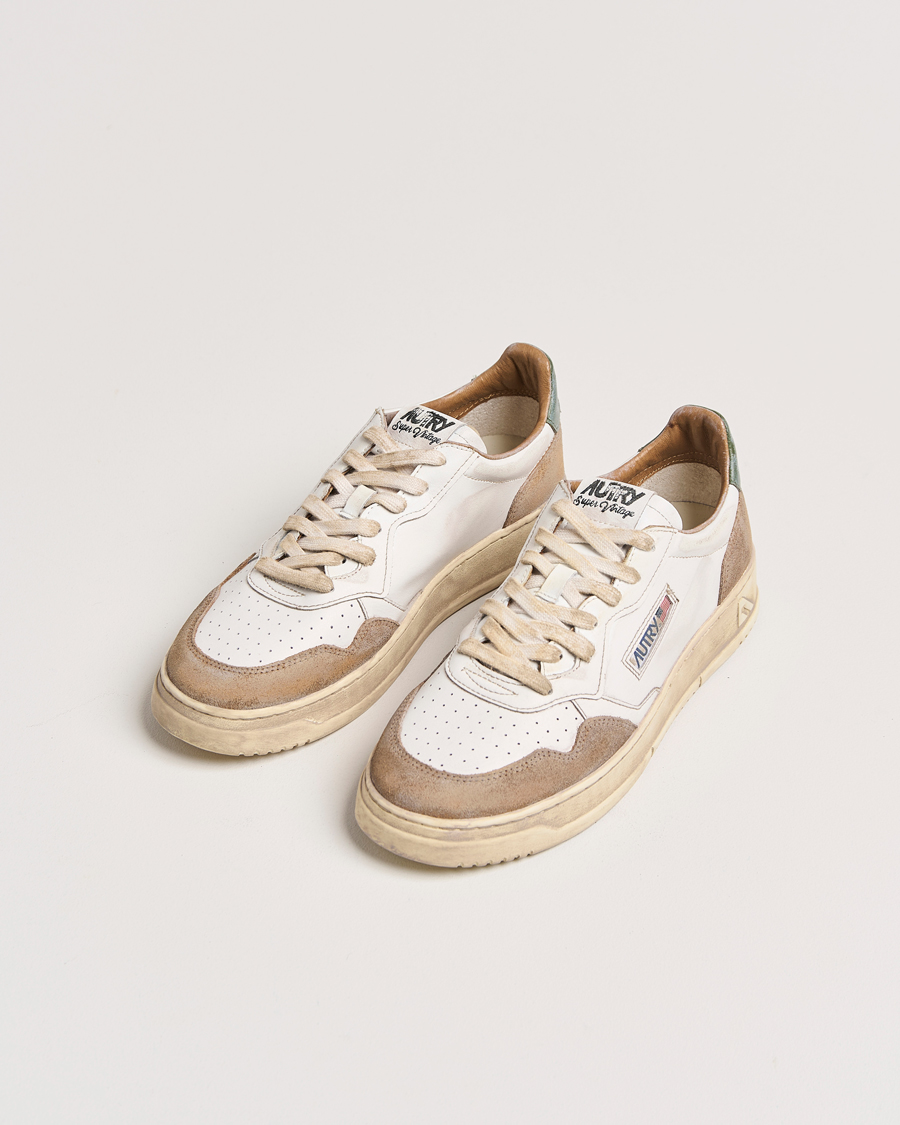 Homme | Autry Super Vintage Low Leather/Suede Sneaker Cyprs/Cognac | Autry | Super Vintage Low Leather/Suede Sneaker Cyprs/Cognac