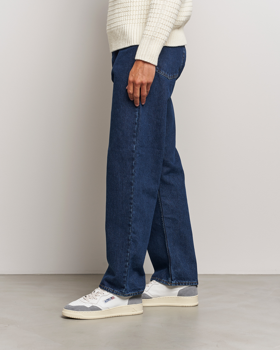 Homme | Autry Medalist Low Goat Leather/Suede Sneaker Grey/Black | Autry | Medalist Low Goat Leather/Suede Sneaker Grey/Black