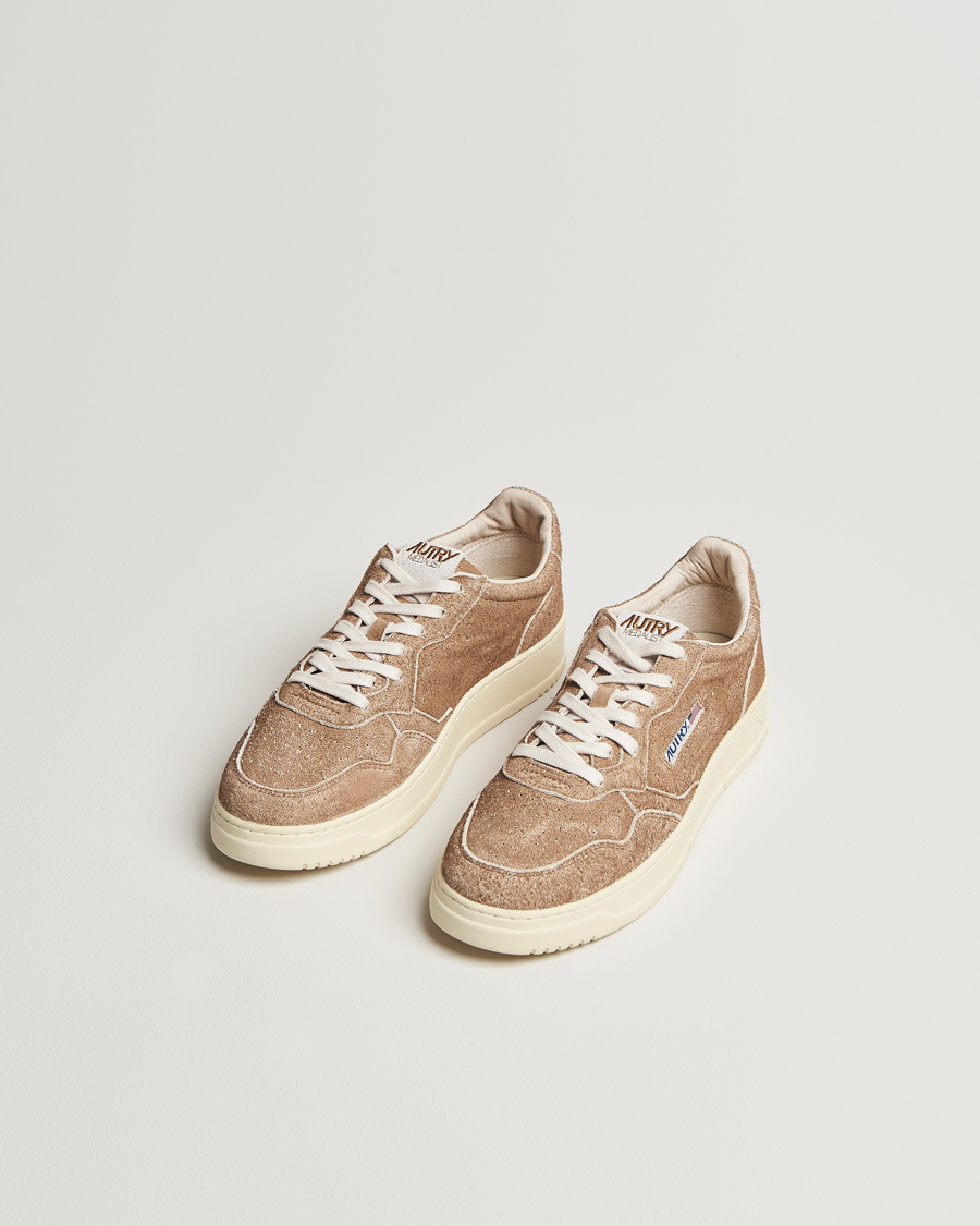Homme | Autry Medalist Low Suede Sneaker Texas Brown | Autry | Medalist Low Suede Sneaker Texas Brown
