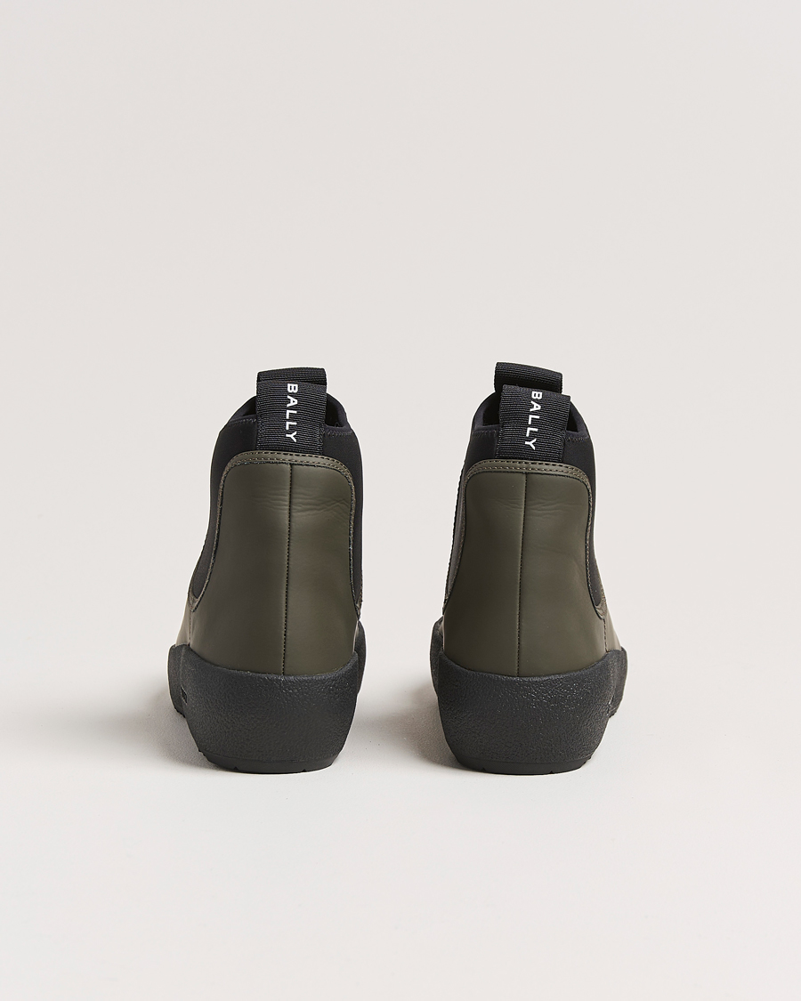 Homme | Bally Cubrid II Soft Curling Boot Olive | Bally | Cubrid II Soft Curling Boot Olive