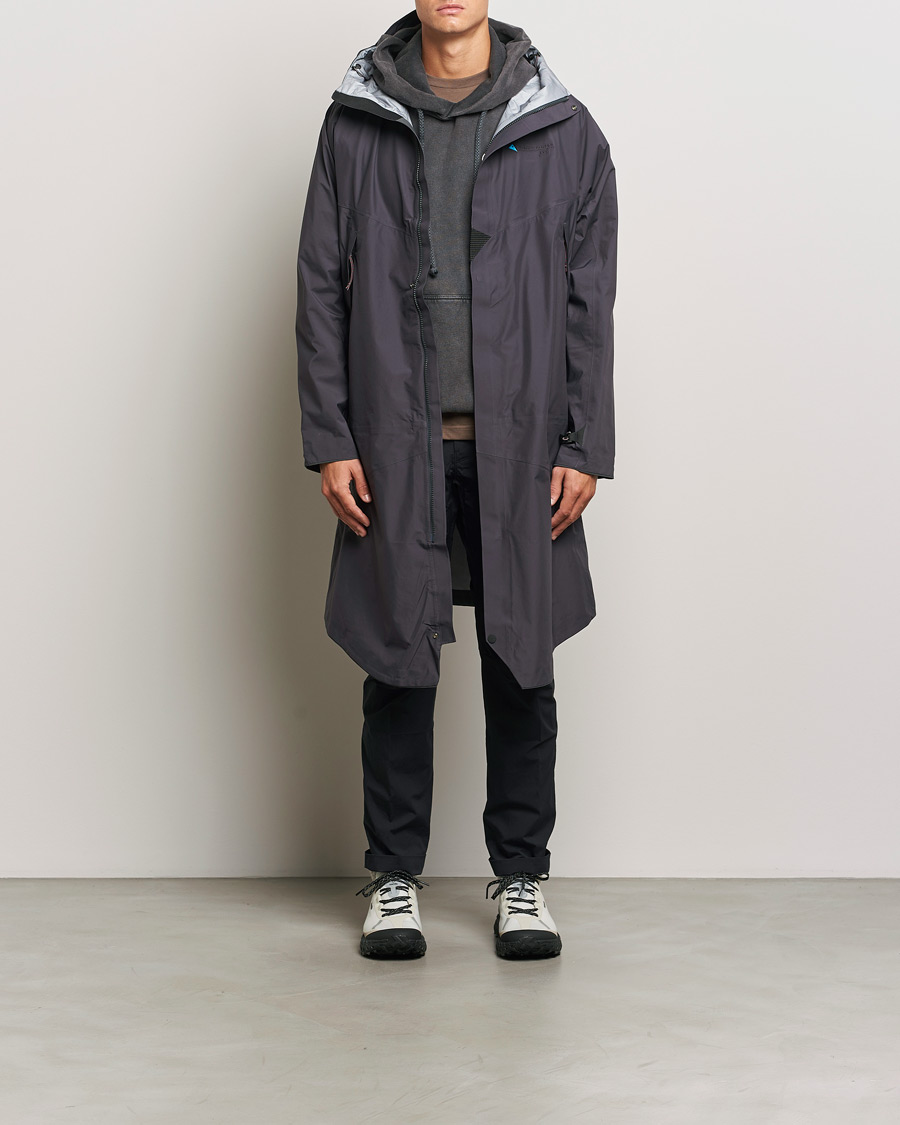 Homme | Manteaux Et Vestes | Klättermusen | Syr Waterproof Hood Parka Raven