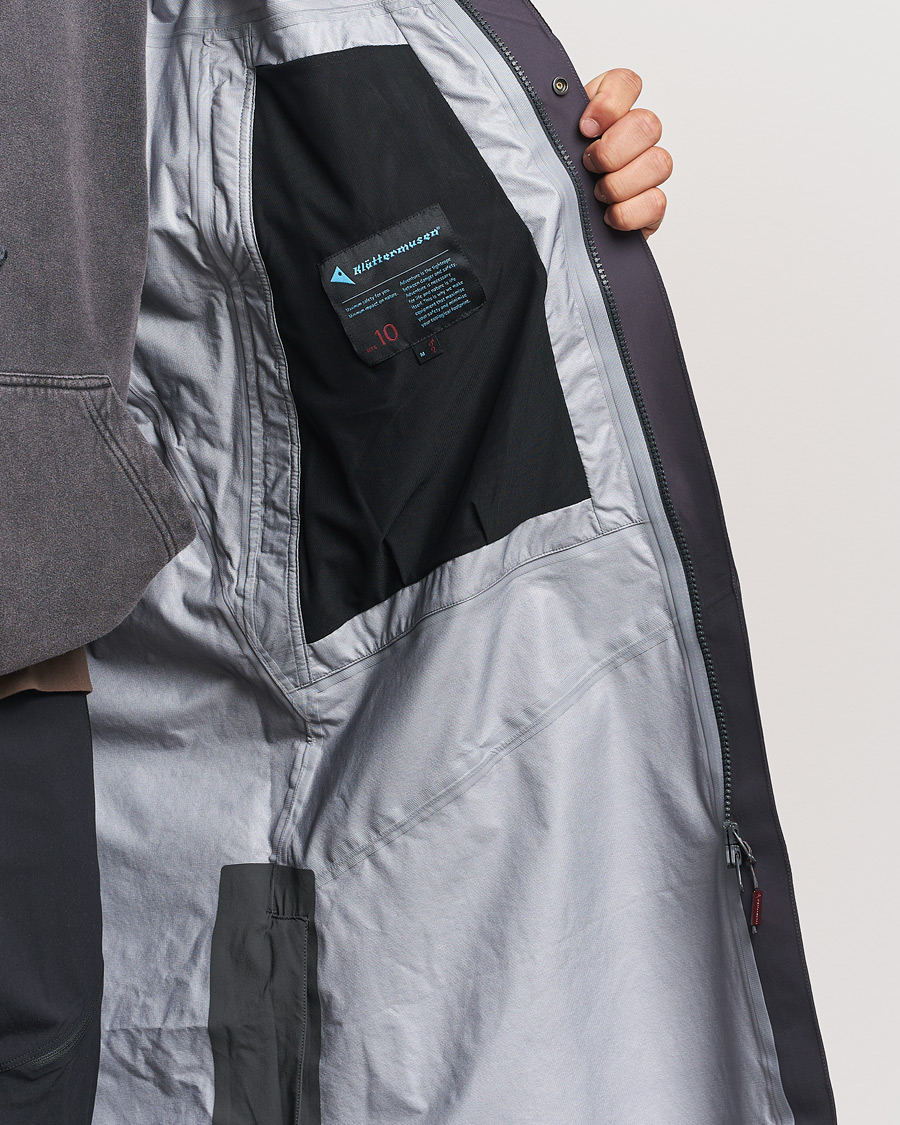 Homme | Manteaux Et Vestes | Klättermusen | Syr Waterproof Hood Parka Raven