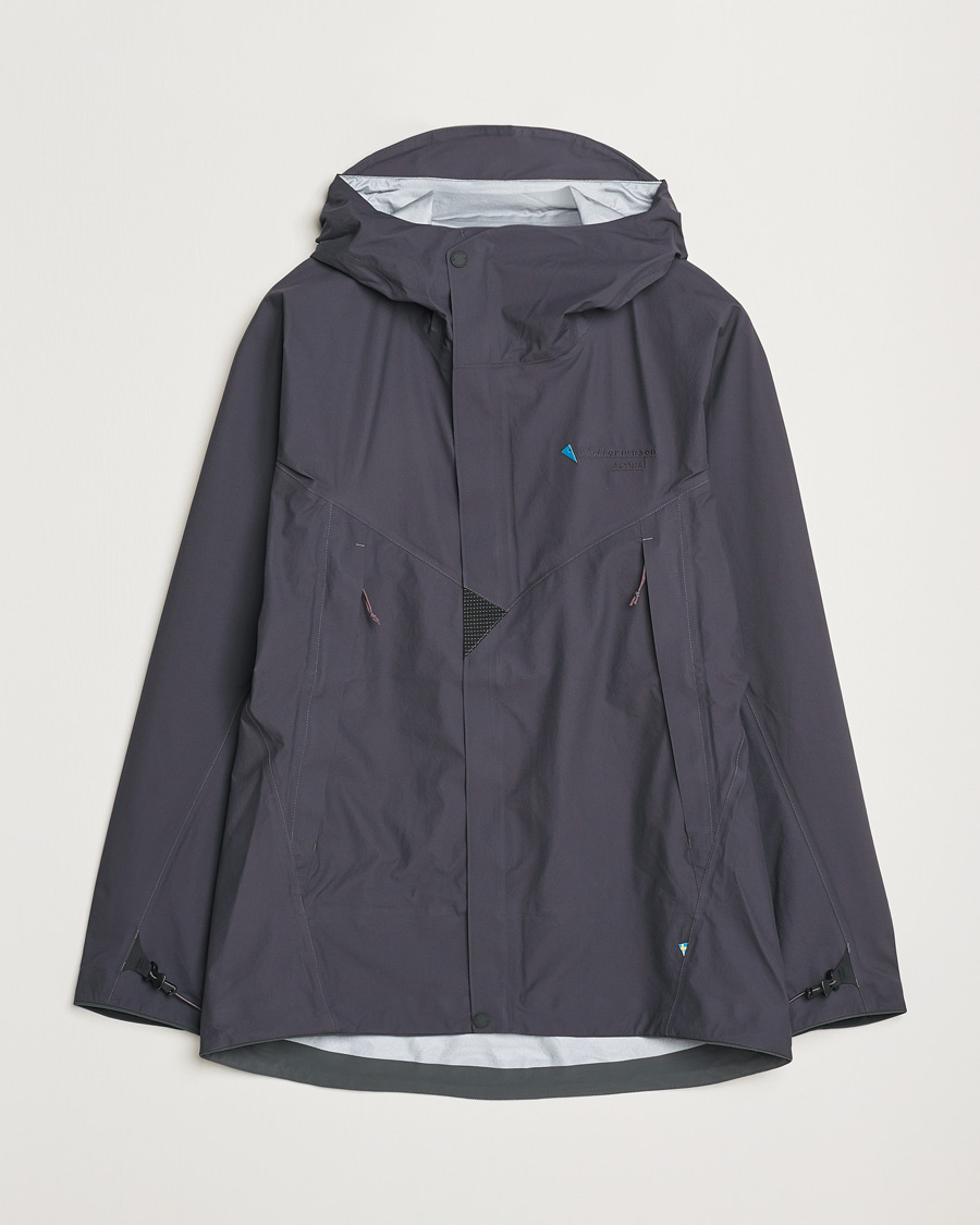 Homme | Manteaux Et Vestes | Klättermusen | Asynja Lightweight Waterproof Jacket Raven