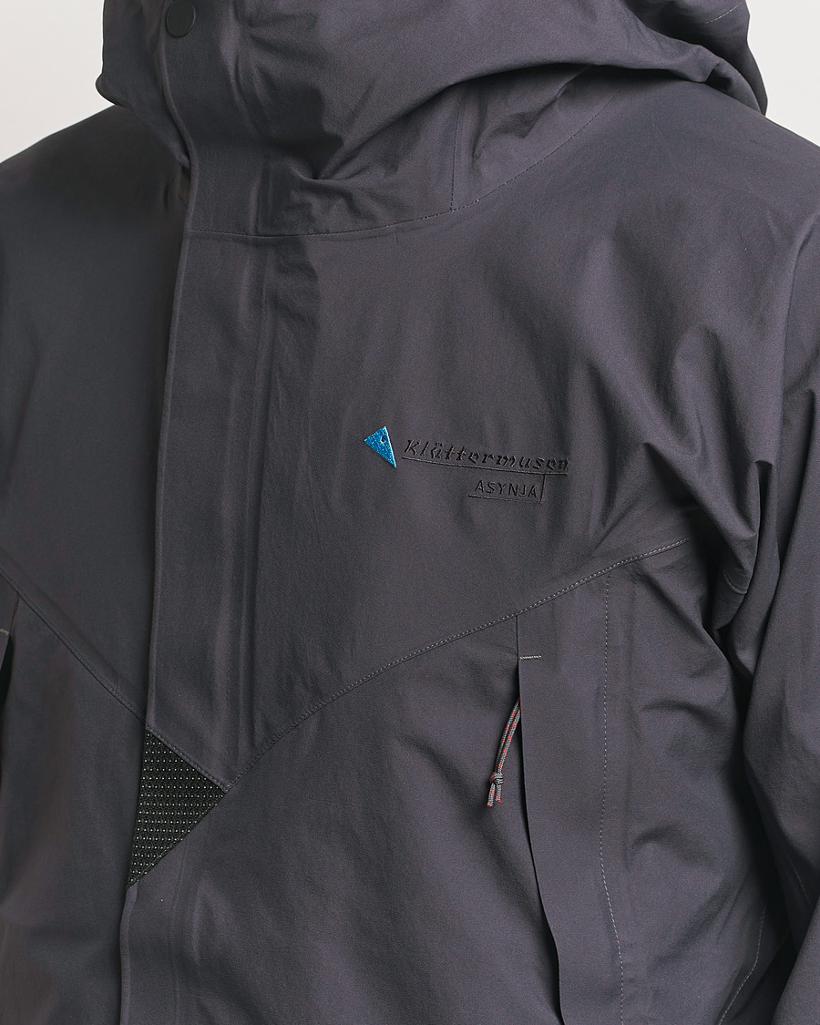 Homme | Manteaux Et Vestes | Klättermusen | Asynja Lightweight Waterproof Jacket Raven