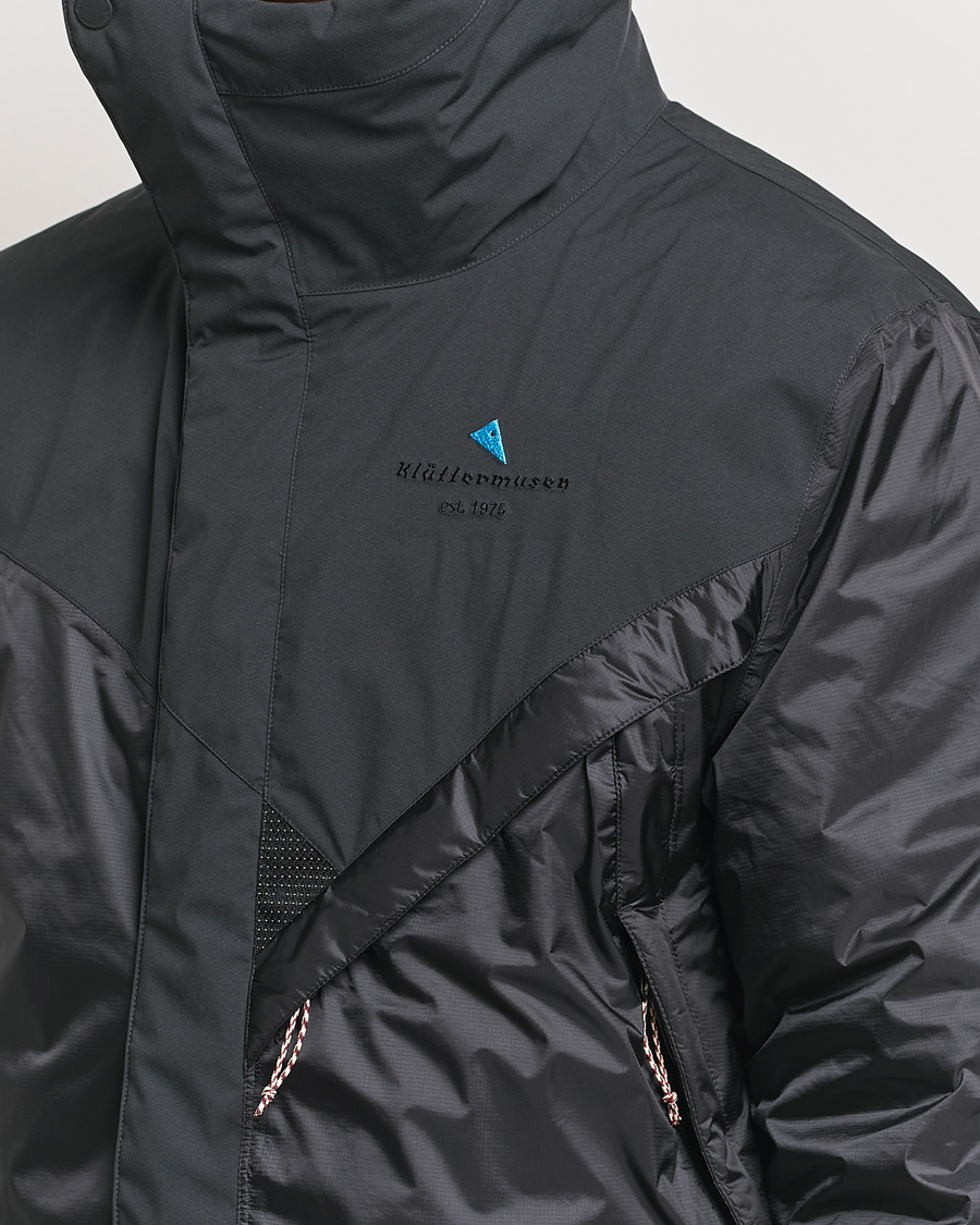 Homme | Manteaux Et Vestes | Klättermusen | Aud Waterproof Down Jacket Pitch Black