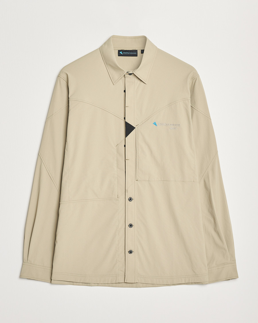 Homme | Chemises | Klättermusen | Garm Technical Outdoor Shirt Silver Green
