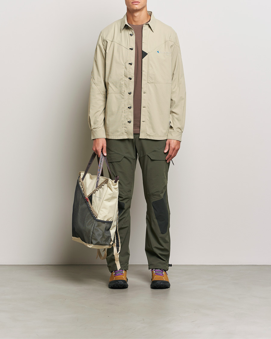 Homme | Chemises | Klättermusen | Garm Technical Outdoor Shirt Silver Green