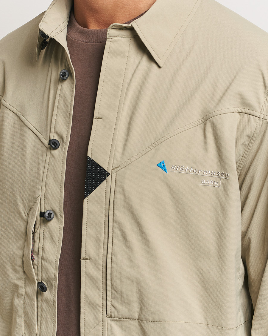 Homme | Chemises | Klättermusen | Garm Technical Outdoor Shirt Silver Green