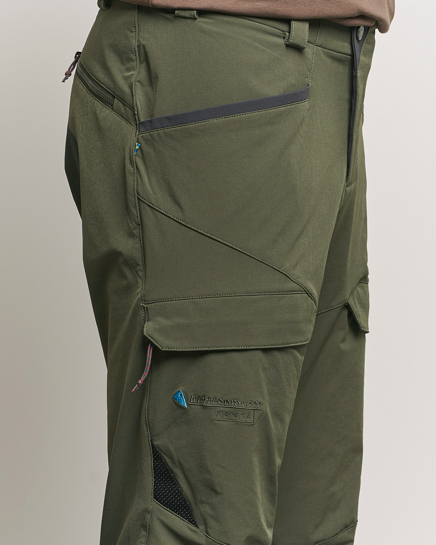 Homme | Pantalons | Klättermusen | Misty 2.0 Softshell Pants Dark Dusty Green