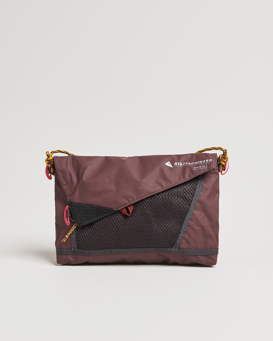 Homme | Klättermusen Hrid 3L Accessory Bag Amaranth Red | Klättermusen | Hrid 3L Accessory Bag Amaranth Red
