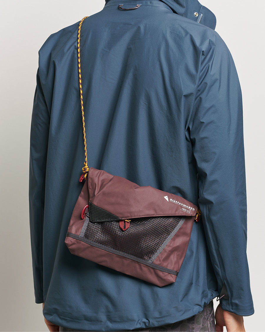 Homme | Klättermusen Hrid 3L Accessory Bag Amaranth Red | Klättermusen | Hrid 3L Accessory Bag Amaranth Red