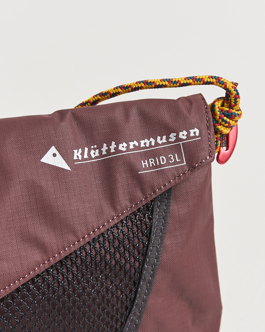 Homme | Klättermusen Hrid 3L Accessory Bag Amaranth Red | Klättermusen | Hrid 3L Accessory Bag Amaranth Red