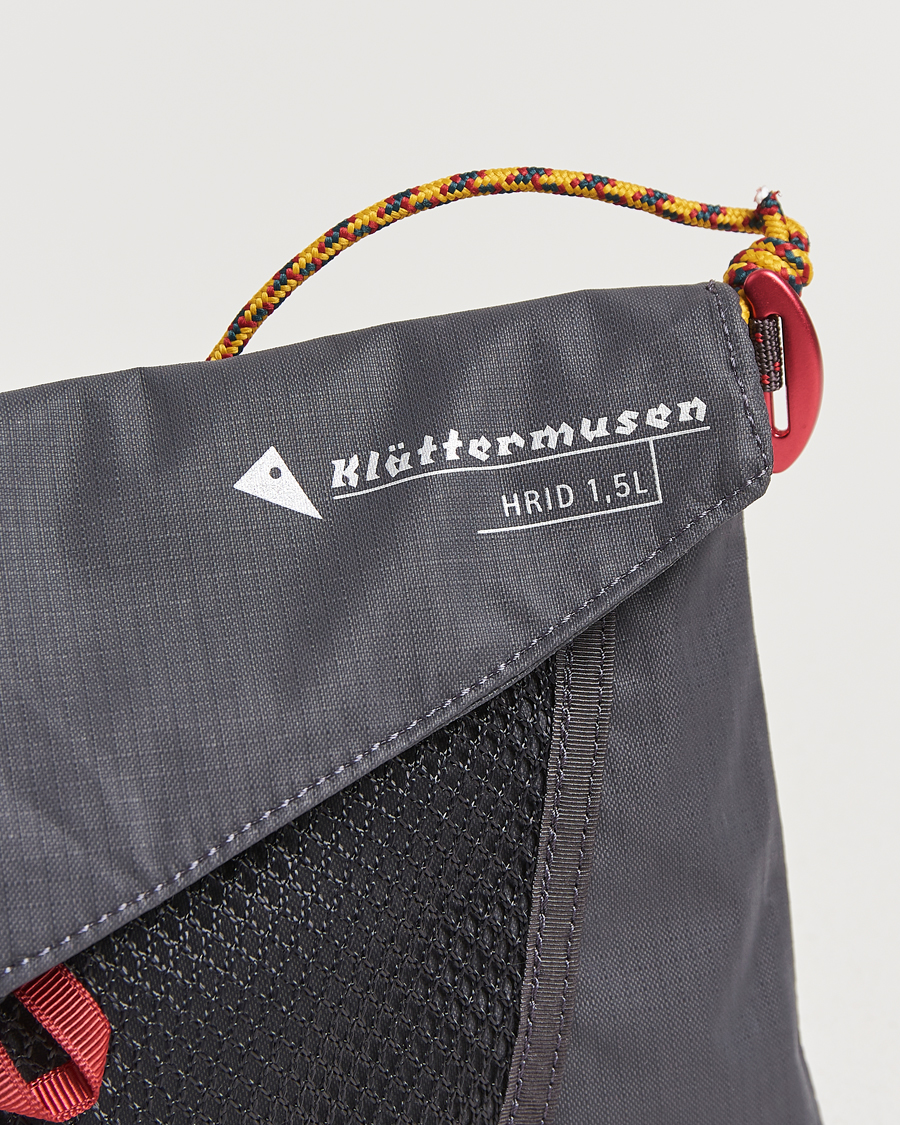 Homme | Klättermusen Hrid 1,5L Accessory Bag Raven | Klättermusen | Hrid 1,5L Accessory Bag Raven