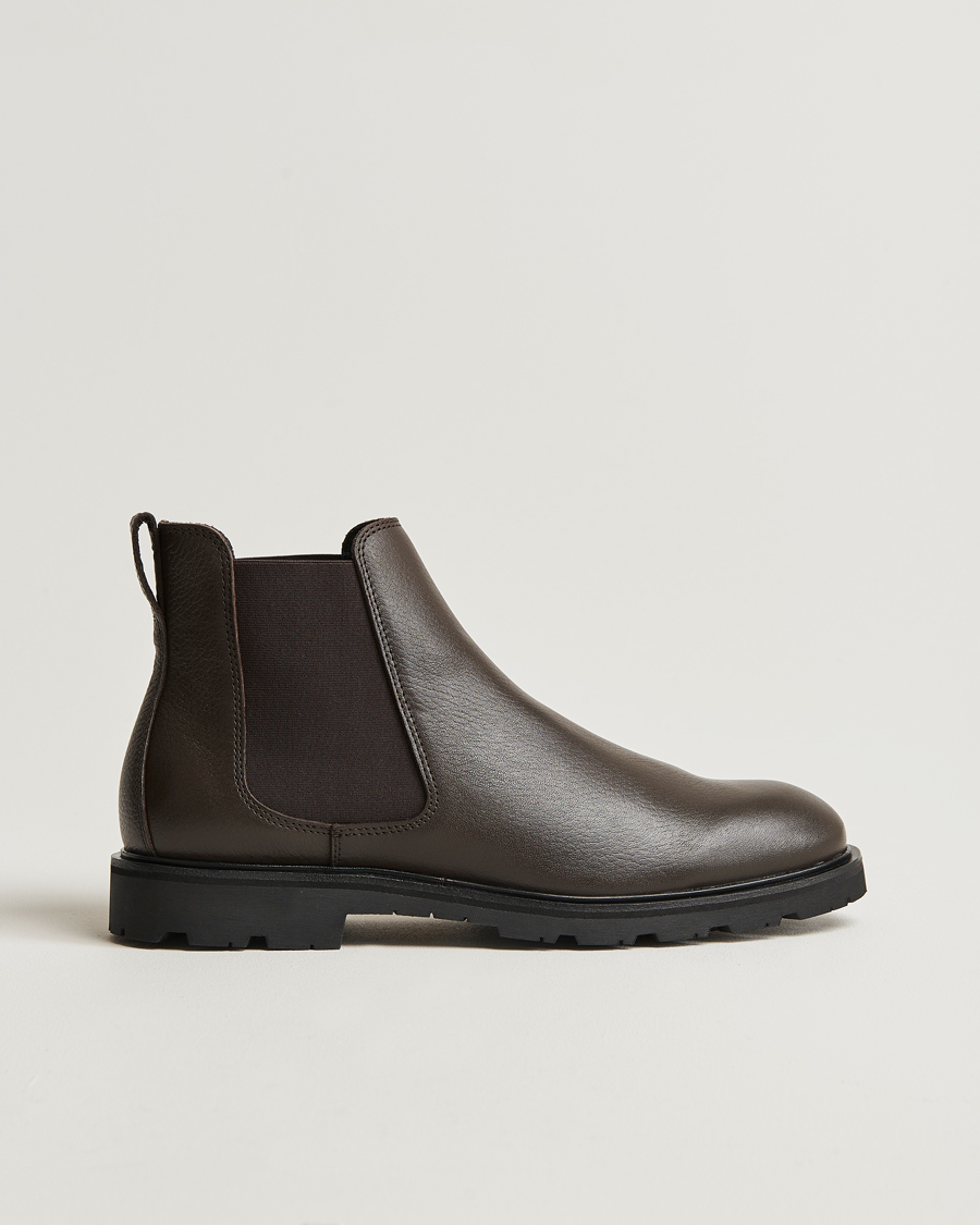 Homme | UBR Thunder Chelsea Leather Boot Dark Brown | UBR | Thunder Chelsea Leather Boot Dark Brown