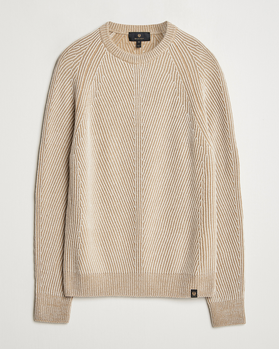 Homme | Pulls Et Tricots | Belstaff | Centenary Wool Rib Jumper Chalk