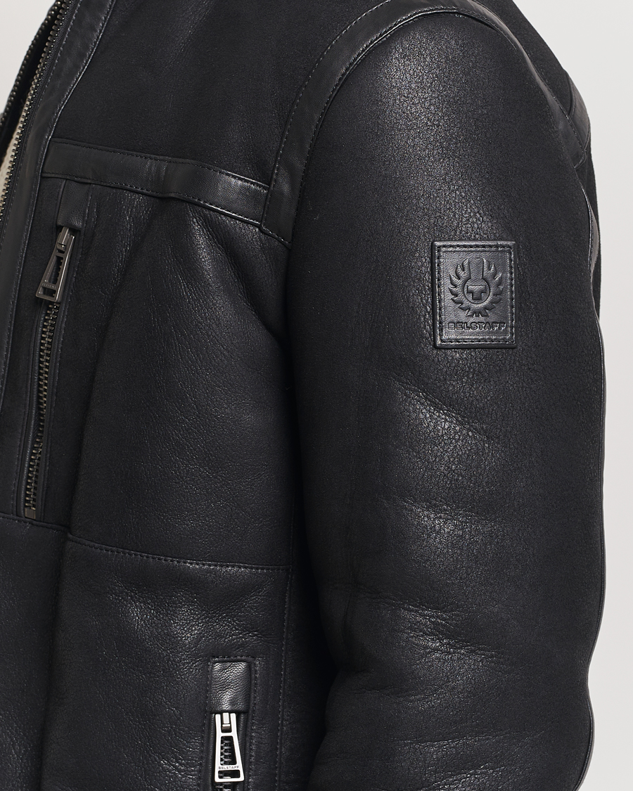 Homme | Manteaux Et Vestes | Belstaff | Tundra Sherling Leather Jacket Black