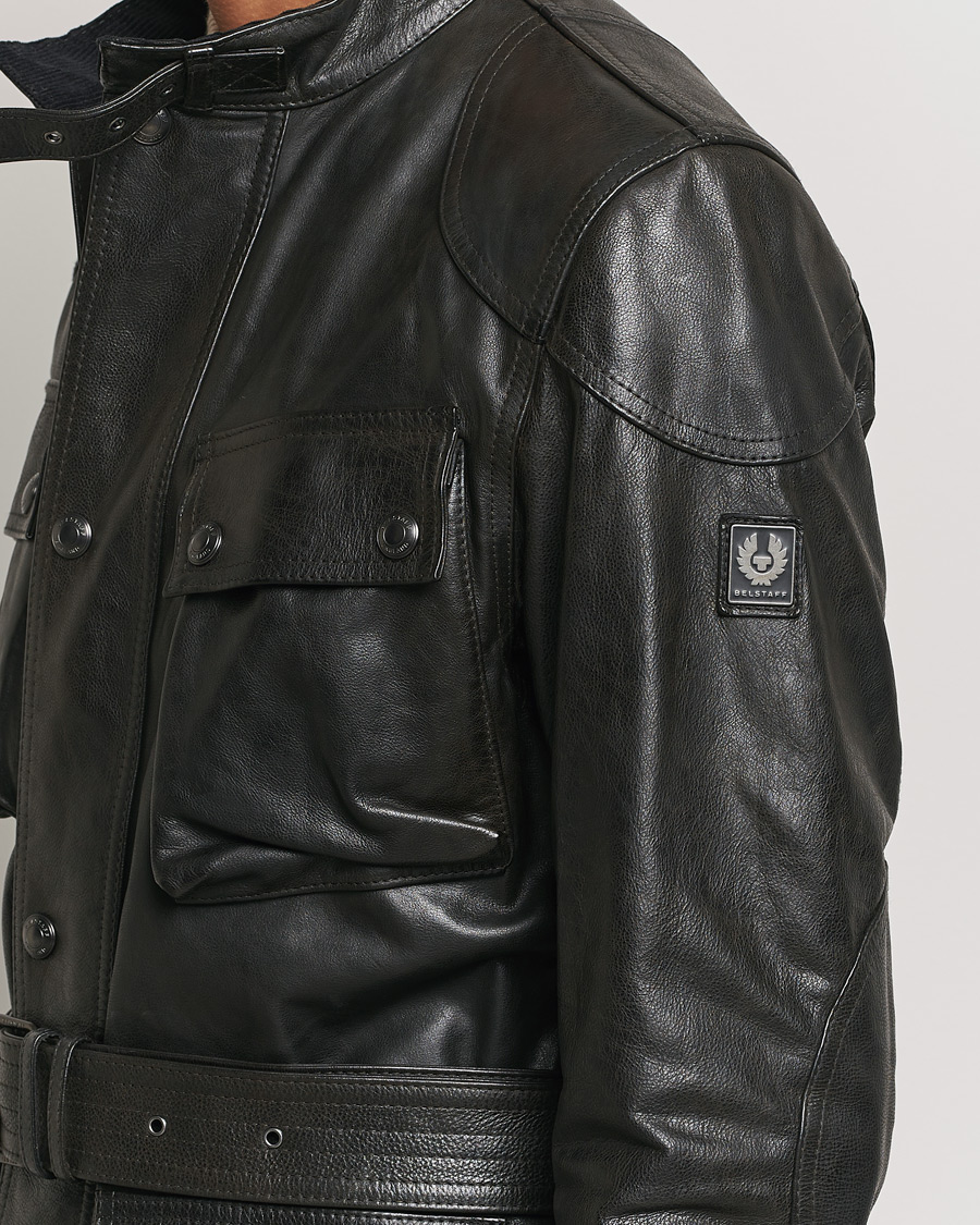 Homme | Manteaux Et Vestes | Belstaff | Trailmaster Panther Leather Jacket Black
