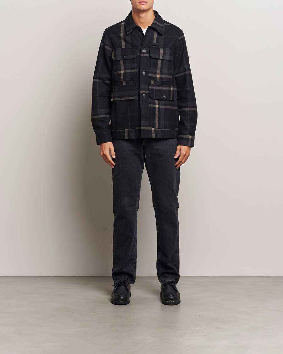 Homme | Manteaux Et Vestes | Belstaff | Forge Checked Wool Jacket Charcoal