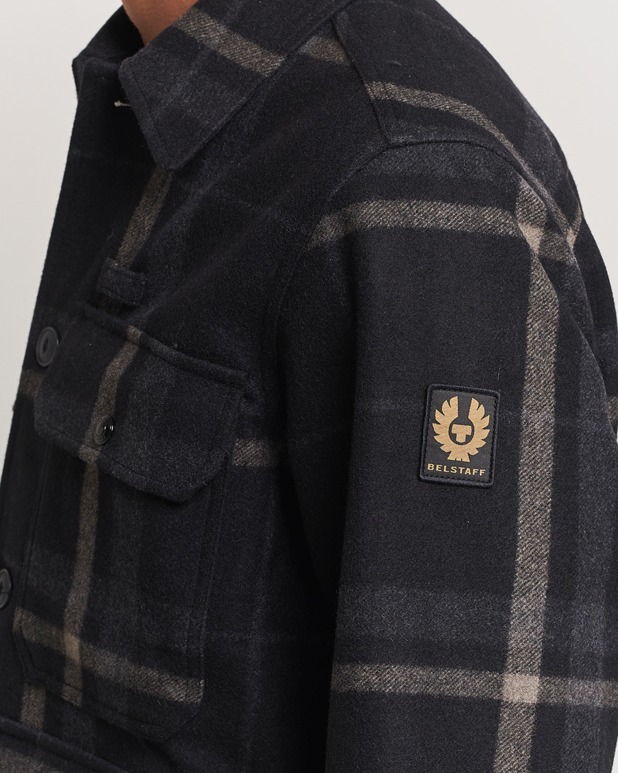 Homme | Manteaux Et Vestes | Belstaff | Forge Checked Wool Jacket Charcoal