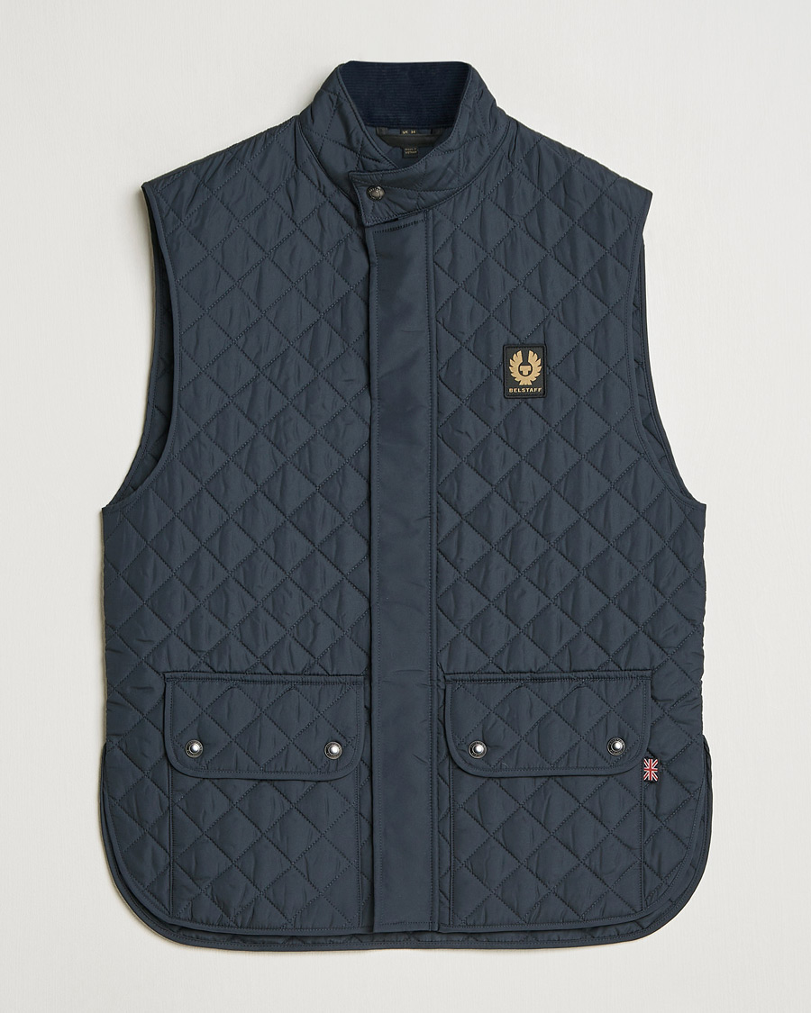 Homme | Manteaux Et Vestes | Belstaff | Icon Gilet Dark Navy