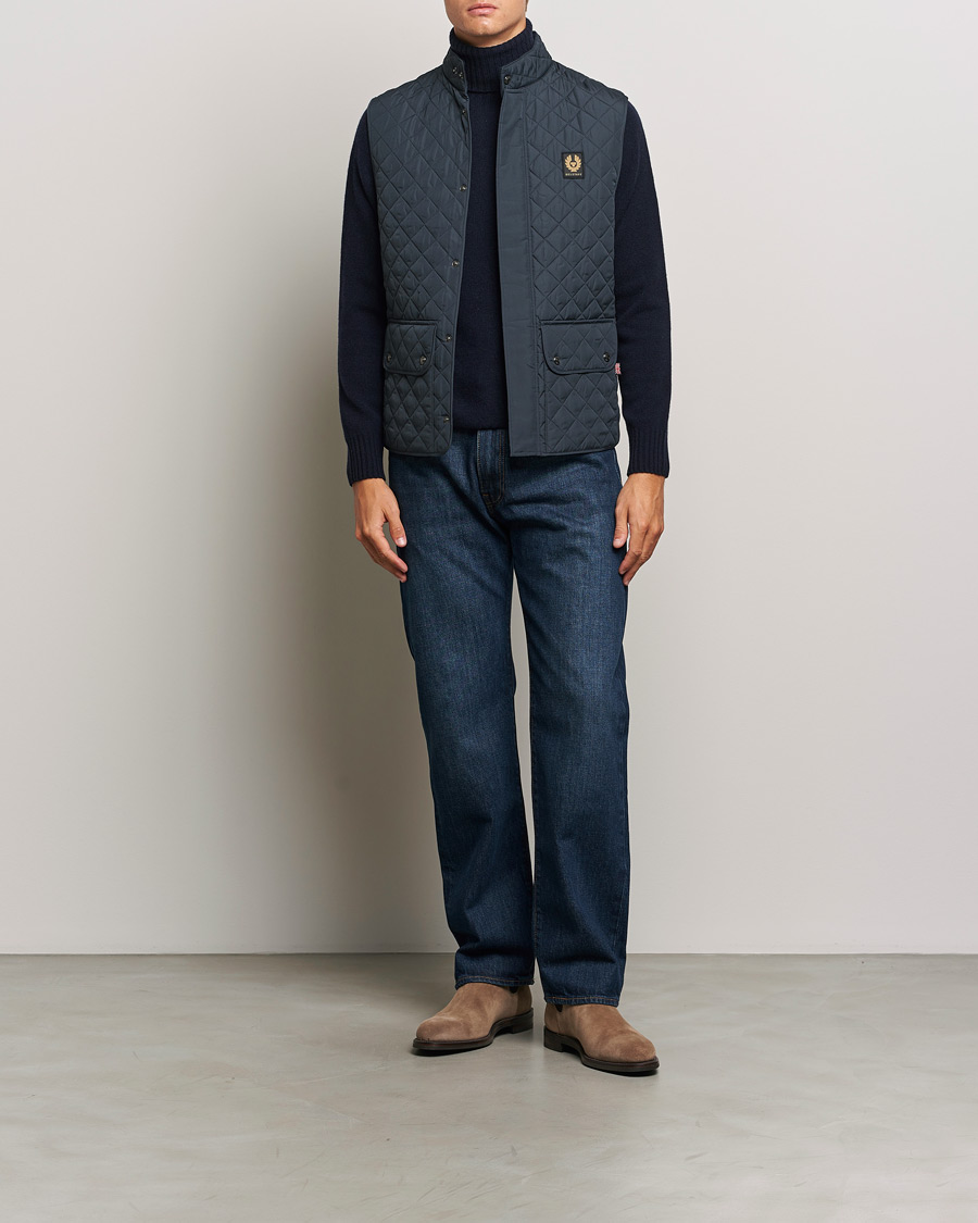 Homme | Manteaux Et Vestes | Belstaff | Icon Gilet Dark Navy