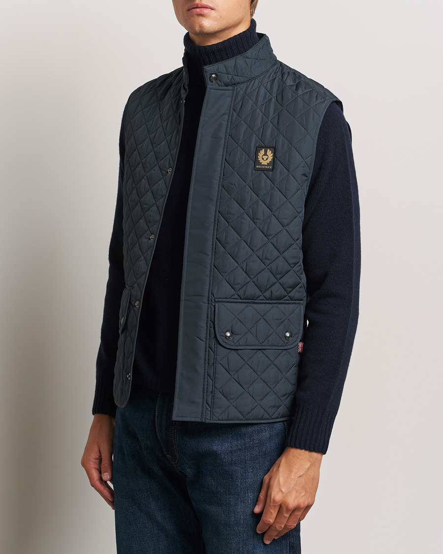 Homme | Manteaux Et Vestes | Belstaff | Icon Gilet Dark Navy