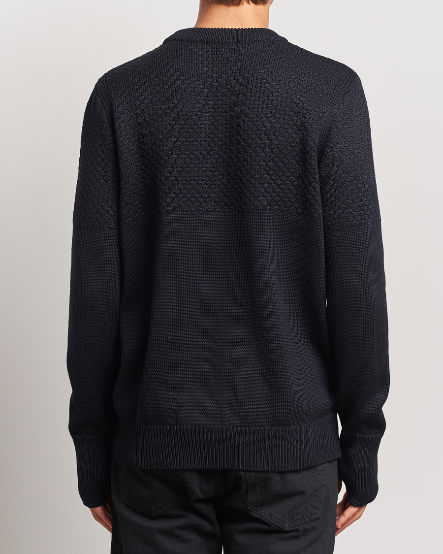 Homme | Pulls Et Tricots | Belstaff | Sternway Knitted Crewneck Dark Ink