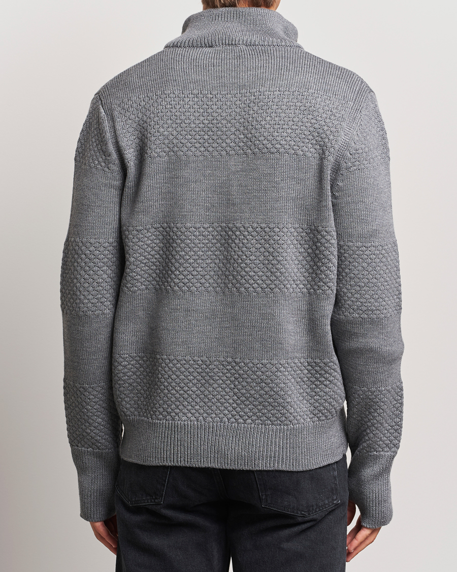 Homme | Pulls Et Tricots | Belstaff | Sternway Knitted Zip Cardigan Grey Heather