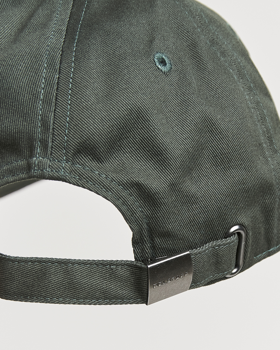 Homme | Belstaff Phoenix Logo Cap Tile Green | Belstaff | Phoenix Logo Cap Tile Green