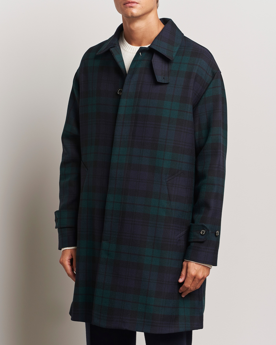 Homme | Manteaux Et Vestes | Mackintosh | Wool Soho Tartan Coat Blackwatch