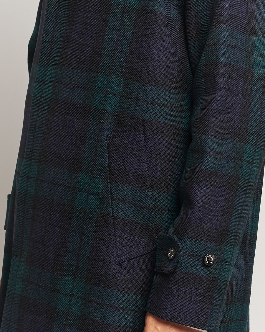 Homme | Manteaux Et Vestes | Mackintosh | Wool Soho Tartan Coat Blackwatch