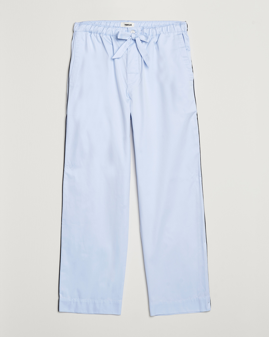 Homme | Tekla Sateen Pyjama Pants Bellhop Blue | Tekla | Sateen Pyjama Pants Bellhop Blue