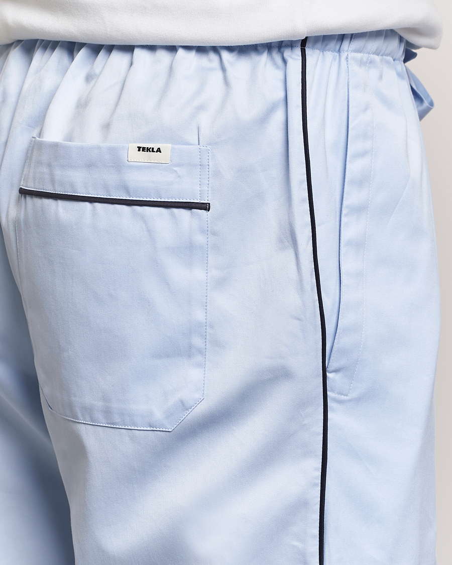 Homme | Tekla Sateen Pyjama Pants Bellhop Blue | Tekla | Sateen Pyjama Pants Bellhop Blue
