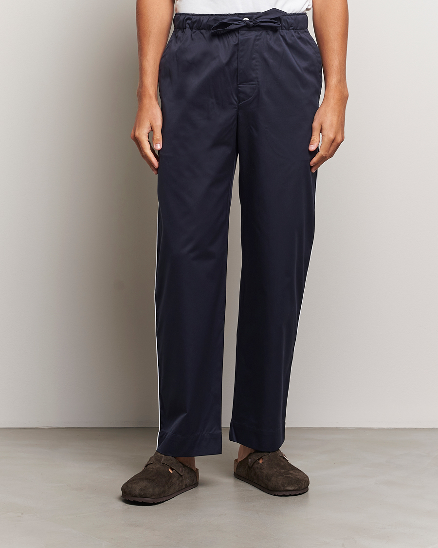 Homme | Peignoirs Et Pyjamas | Tekla | Sateen Pyjama Pants Chelsea Navy