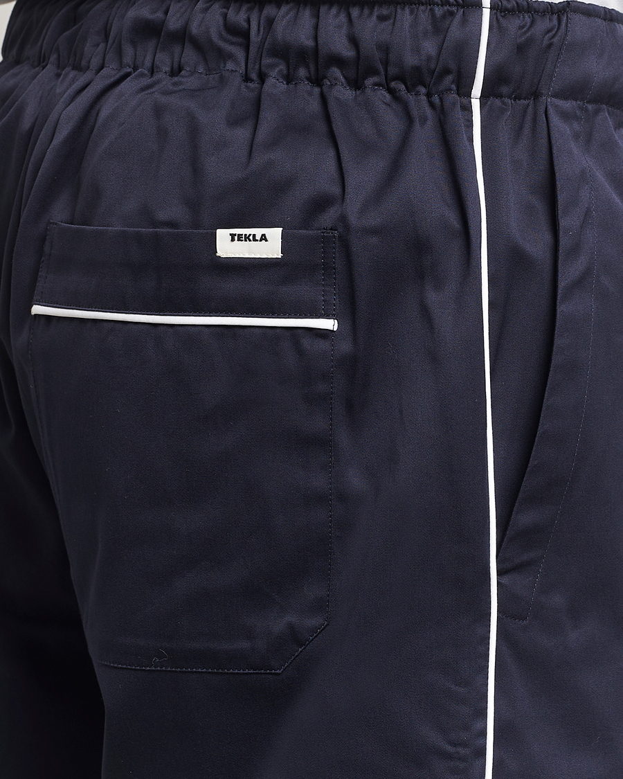 Homme | Peignoirs Et Pyjamas | Tekla | Sateen Pyjama Pants Chelsea Navy