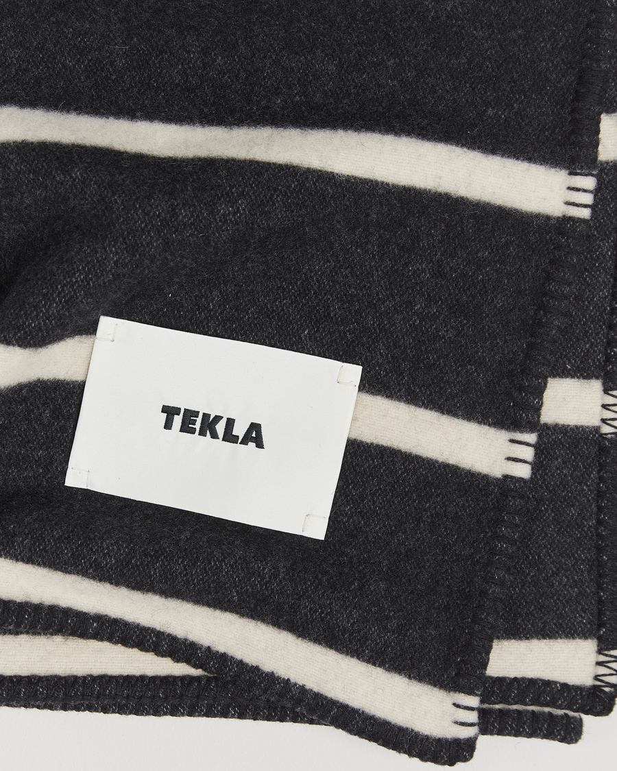 Homme | Tissus | Tekla | Lambswool Blanket Starling Stripes