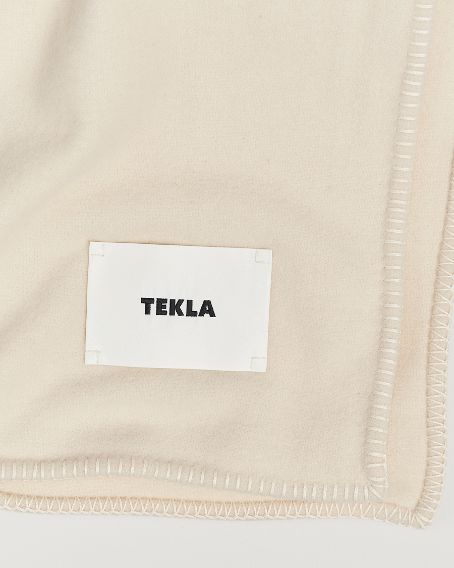 Homme | Tekla Lambswool Blanket Snow | Tekla | Lambswool Blanket Snow