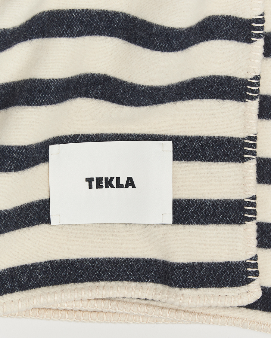 Homme | Tekla Lambswool Blanket Magpie Stripes | Tekla | Lambswool Blanket Magpie Stripes
