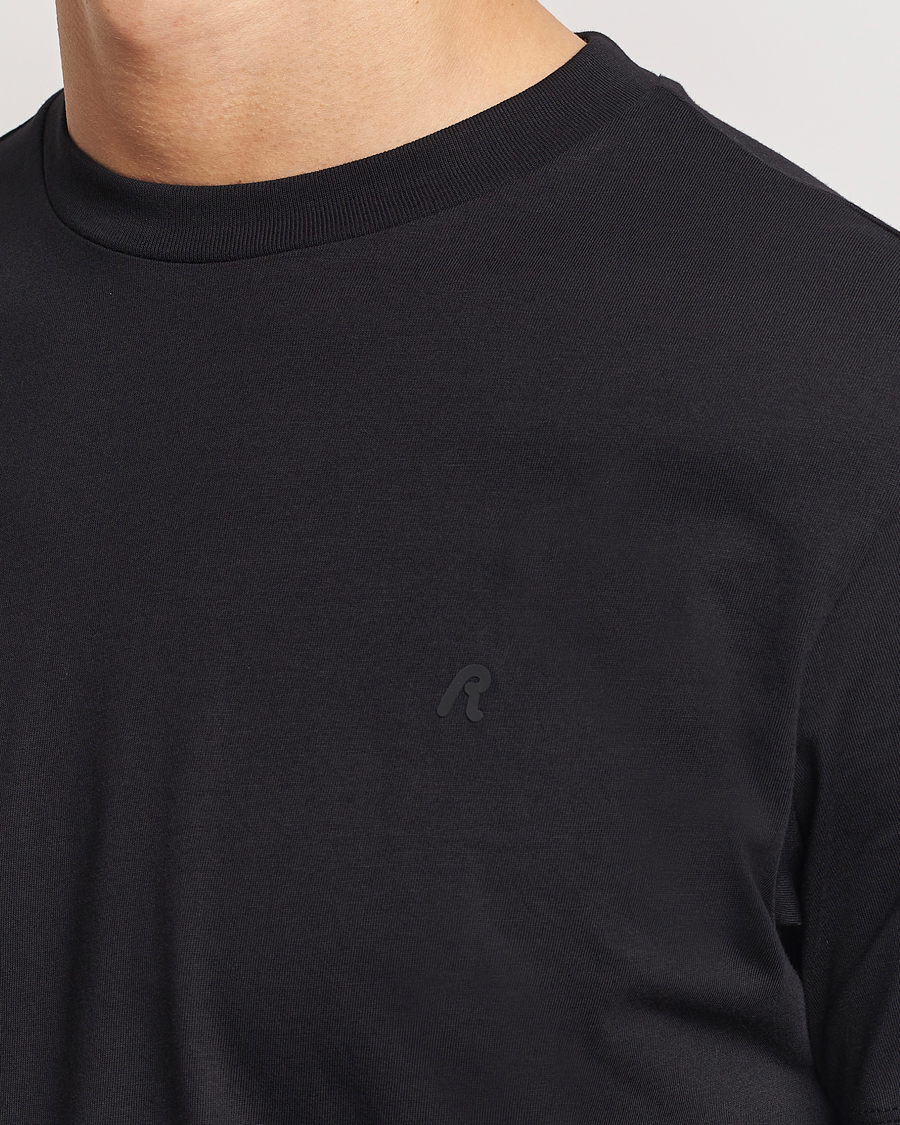 Homme | T-shirts | Replay | Tonal Logo Crew Neck T-Shirt Black